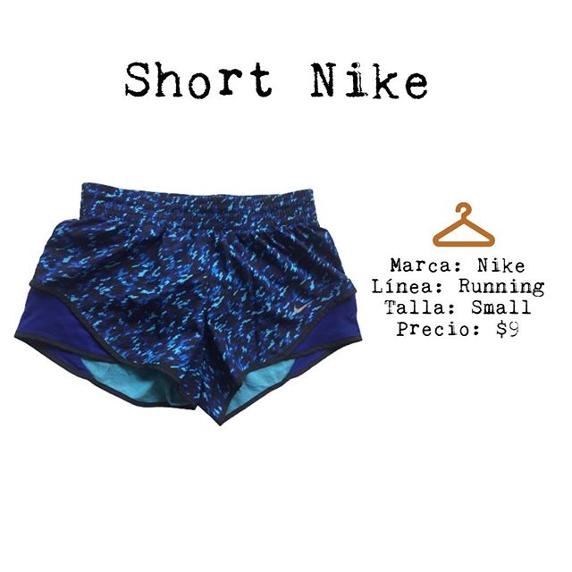 Photo by Batista Preloved Clothing on September 30, 2020. La imagen puede contener: pantalones, texto que dice "Short Nike Marca: Nike Línea: Running Talla: Small Precio: $9".